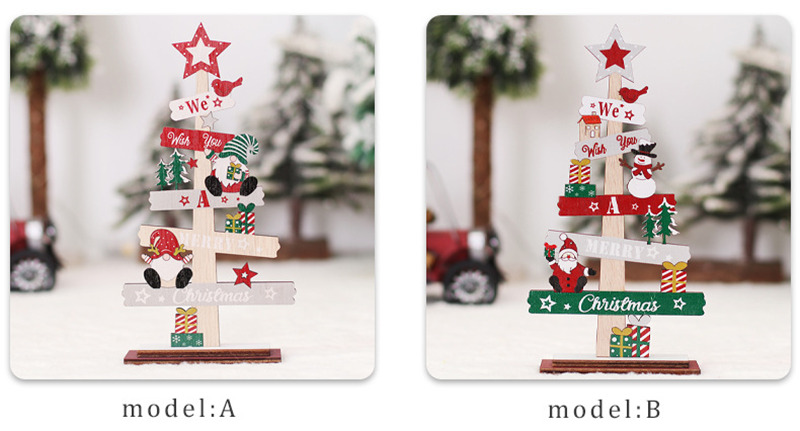 xmas table decoration wooden christmas ornament