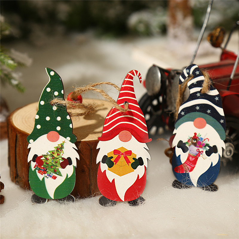 swedish wooden tags christmas hanging ornament
