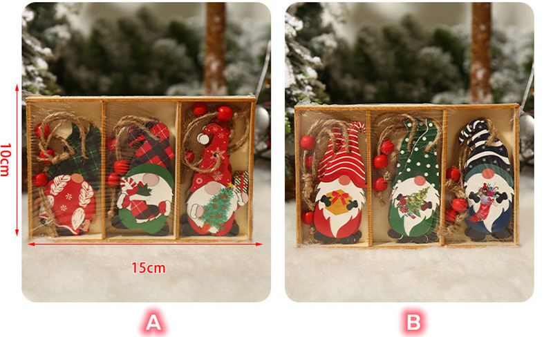 swedish wooden tags christmas hanging ornament