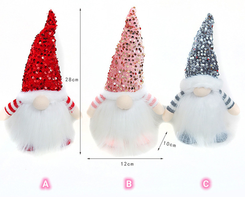 bling lighted gnomes ornament christmas decoration