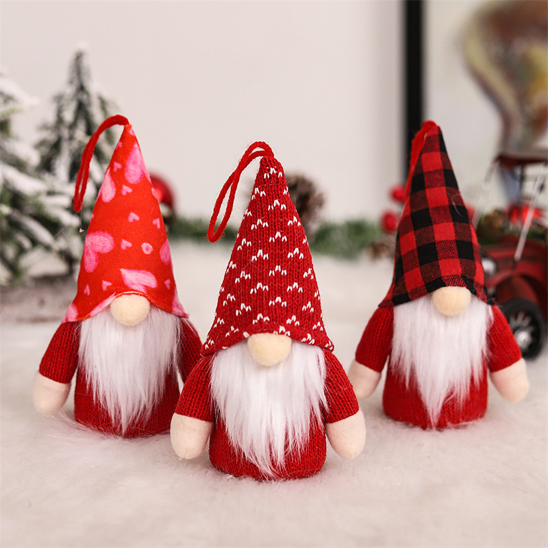lighted gnomes knitted tomte ornament christmas decoration