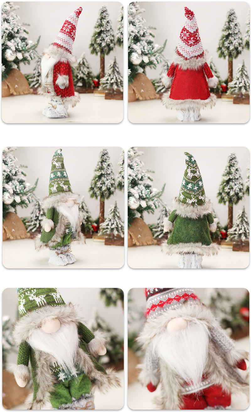 lighted christmas swedish gnome tomte scandinavian plush doll decoration