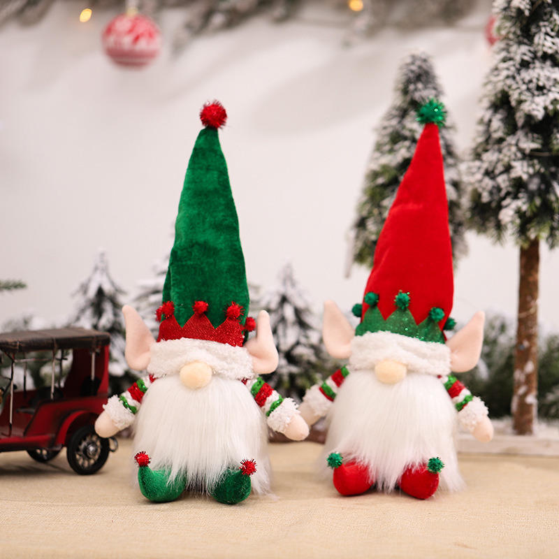lighted sitting gnomes tomte plush ornament christmas decoration lighted sitting gnomes tomte plush ornament christmas decoration
