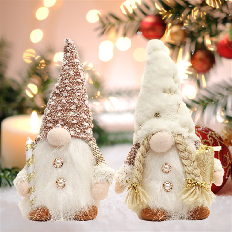 lighted santa claus gnome plush ornament christmas decoration lighted santa claus gnome plush ornament christmas decoration