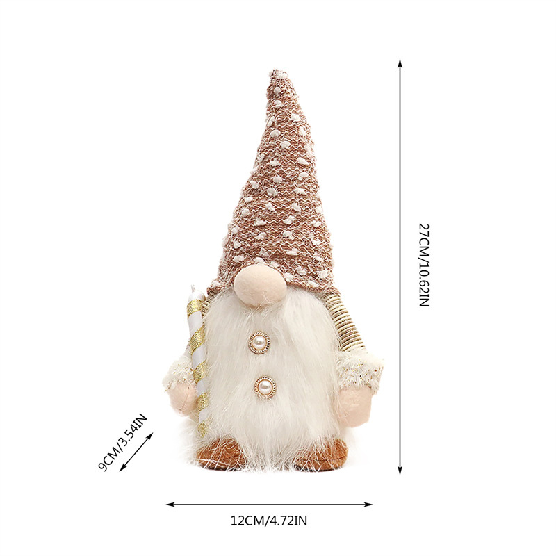 lighted santa claus gnome plush ornament christmas decoration lighted santa claus gnome plush ornament christmas decoration