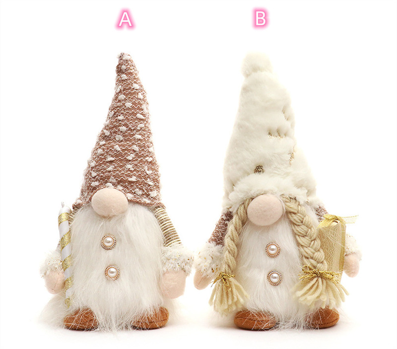 lighted santa claus gnome plush ornament christmas decoration lighted santa claus gnome plush ornament christmas decoration