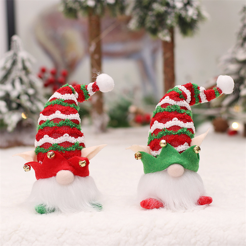 lighted gnome plush pendants christmas decoration