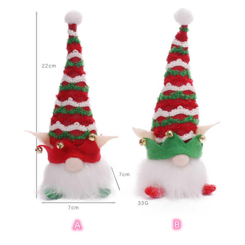 lighted gnome plush pendants christmas decoration