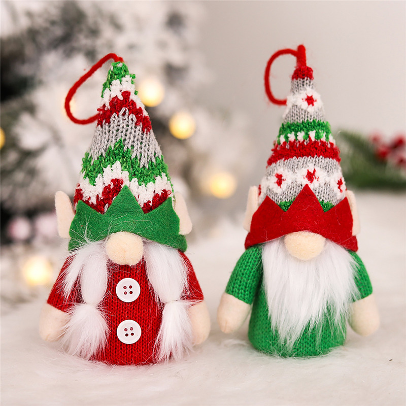 lighted plush gnome tomte ornament christmas hanging decoration