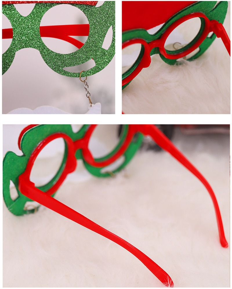 christmas glitter party glasses frames