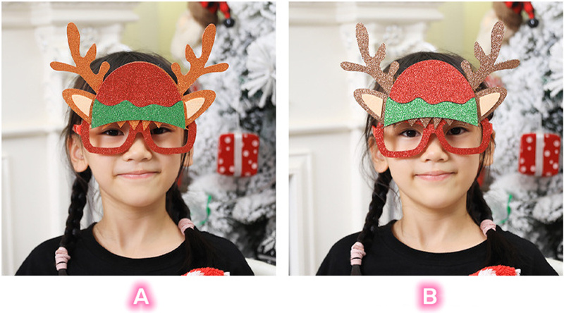 Christmas elf glasses frames party decoration