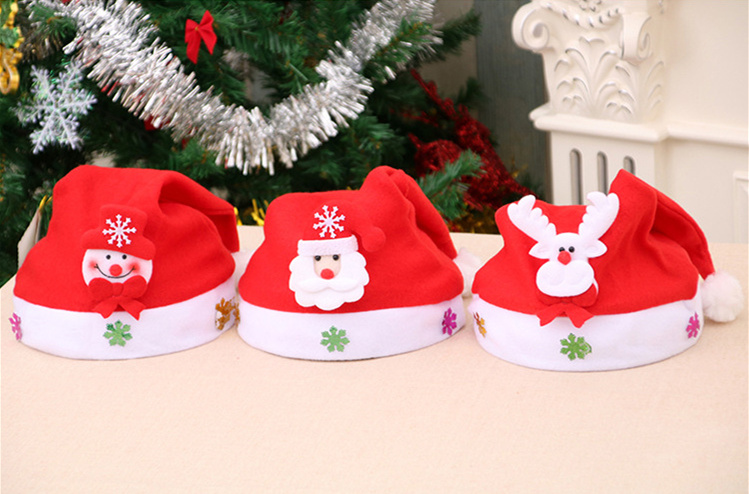 lighted christmas hats xmas party decoration