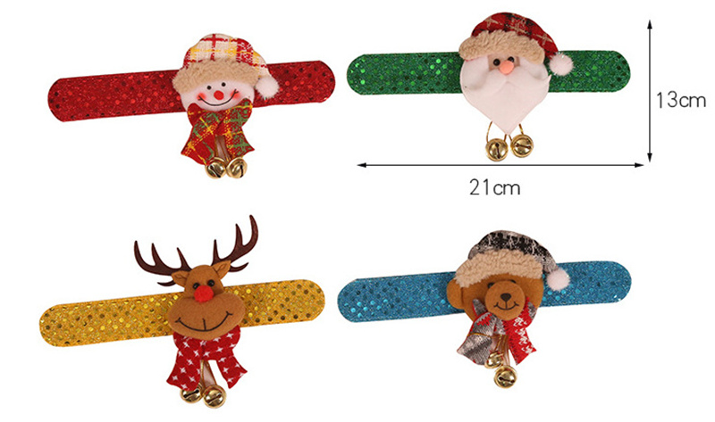 lighted christmas wristbands xmas clap wraps