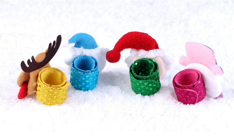 christmas slaps bling xmas wristbands kids toy christmas slaps bling xmas wristbands kids toy