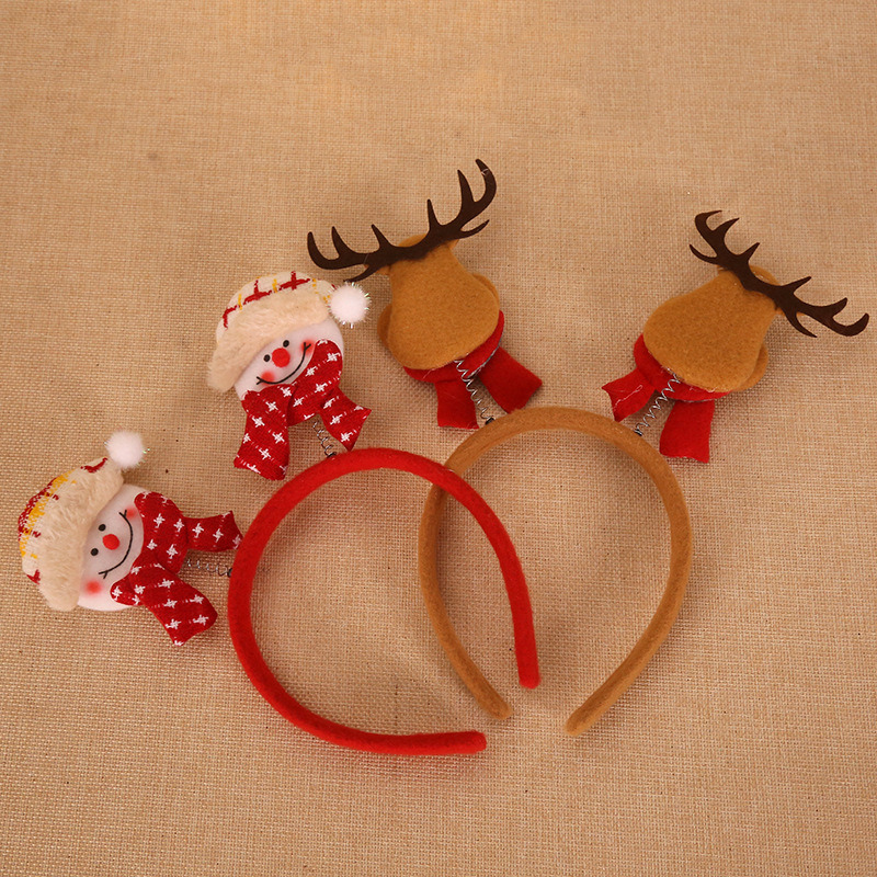 classic christmas headbands xmas costume hair hoops decoration