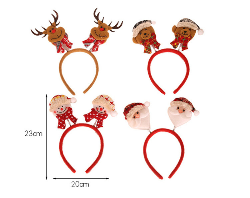 classic christmas headbands xmas costume hair hoops decoration