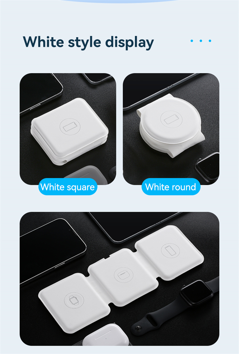 3 in 1 foldable wireless chargers charing dock 3 in 1 foldable wireless chargers charing dock