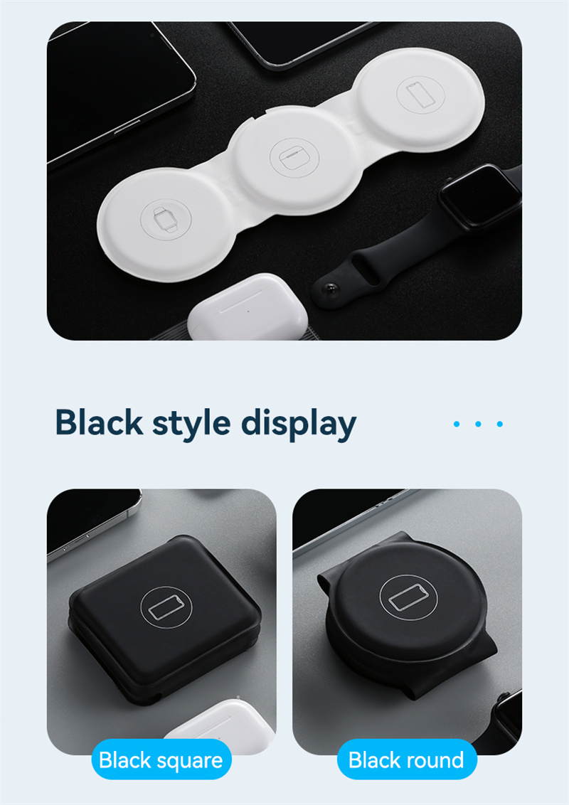 3 in 1 foldable wireless chargers charing dock 3 in 1 foldable wireless chargers charing dock