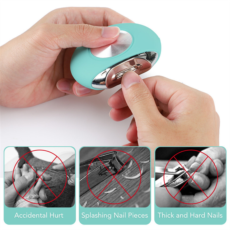 smart electric nail clipper polisher tool