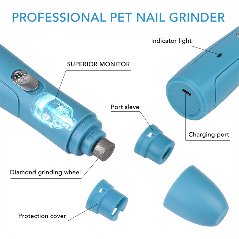 electric dog nail grinder automatic cat claws cutter