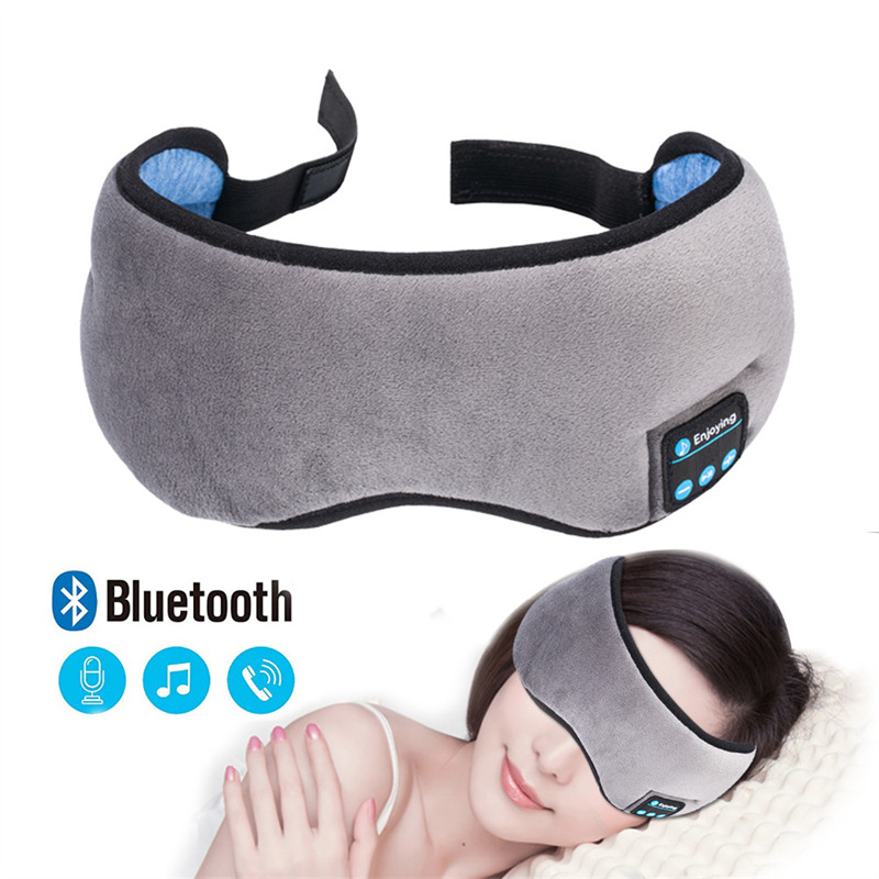 wireless stereo bluetooth headphone soft sleep eye mask