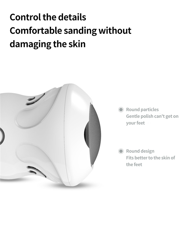 portable rechargeable foot file grinder feet callus remover