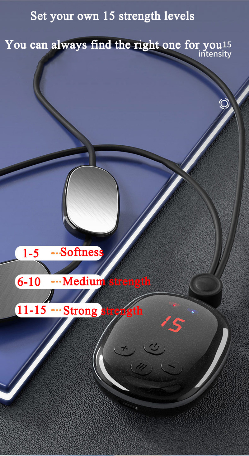 electric ems pendant neck massager