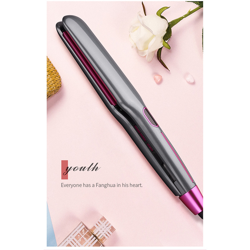2 in 1 hair straightener and hair curling flat iron