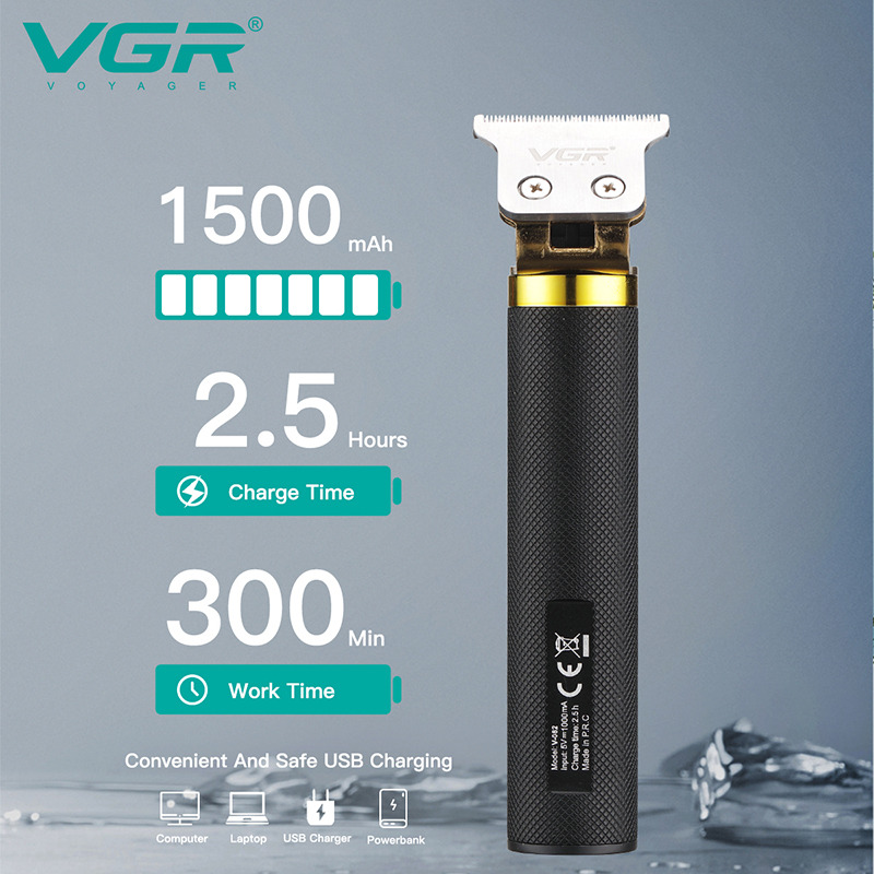 V082 cordless rechargeable hair trimmer hair clipper