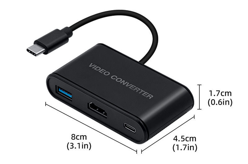 steam deck 1080p protable video converters adapters