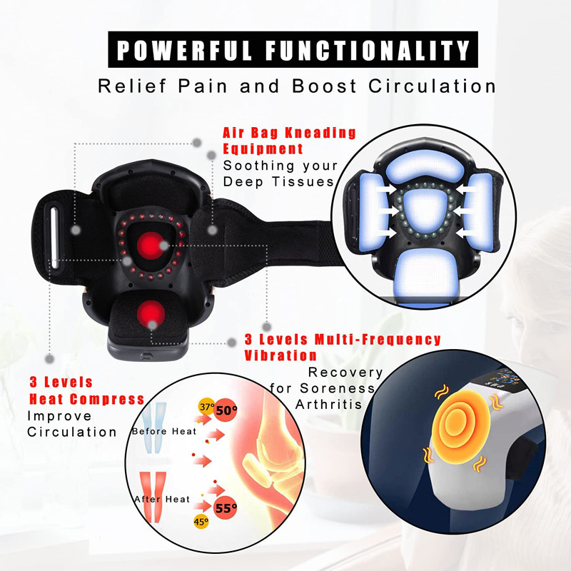 knee massager heating kneecap treasure air bag