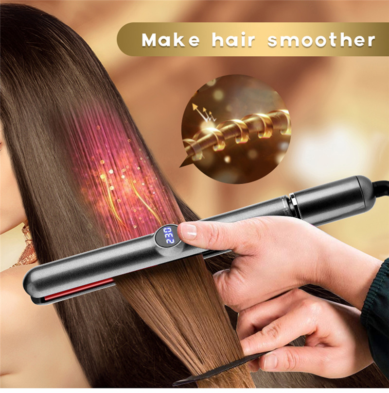 2 in1 professional hair straightener curling iron