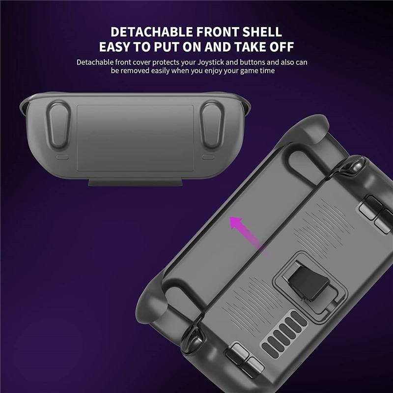steam deck rugged armor protective case TPU cover