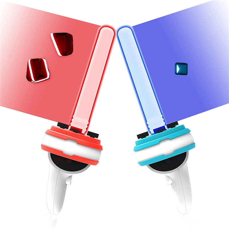 Oculus Quest 2 light up controller grips for beat saber handles Oculus Quest 2 light up controller grips for beat saber handles