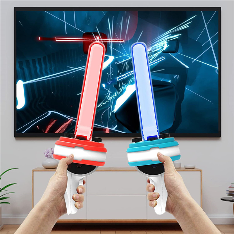 Oculus Quest 2 light up controller grips for beat saber handles Oculus Quest 2 light up controller grips for beat saber handles