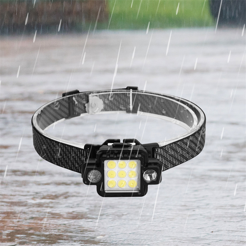 5 modes headlamp LED waterproof torch headlight