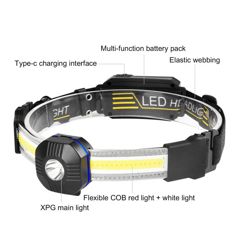 outdoor COB headlight full view led bar headlamp