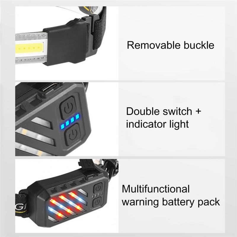 outdoor COB headlight full view led bar headlamp