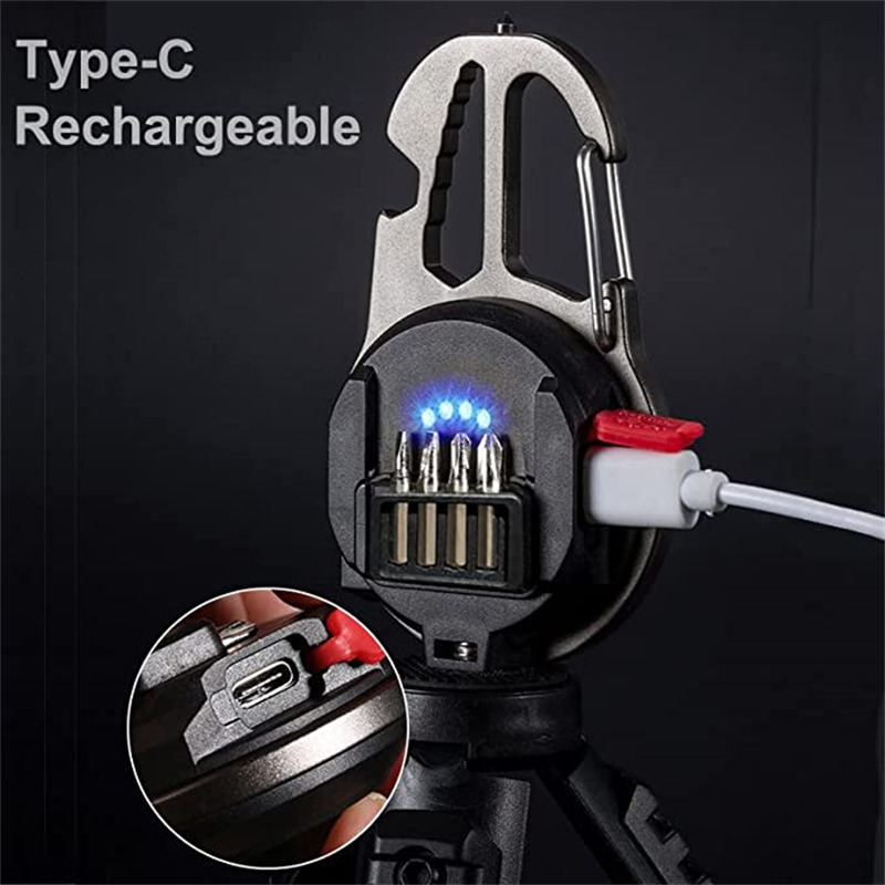 rechargeable pocket COB keychain light small flashlight