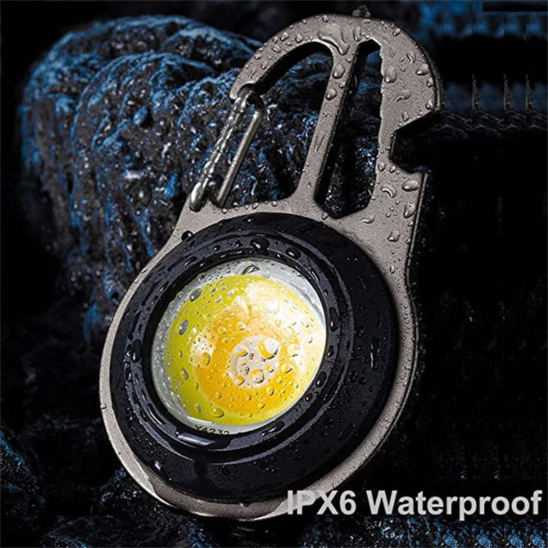 rechargeable pocket COB keychain light small flashlight