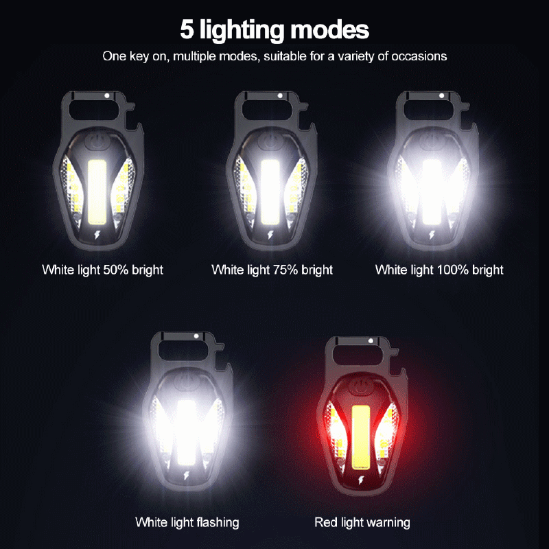 rechargeable mini COB keychain work light rechargeable mini COB keychain work light