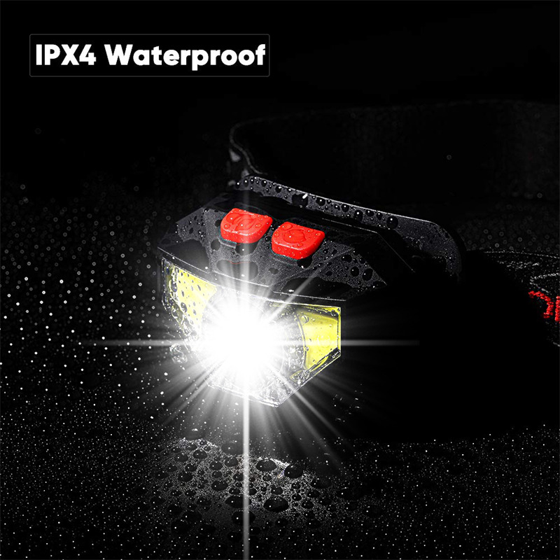 ultra bright XPG COB headlight rechargeable sensor headlamp