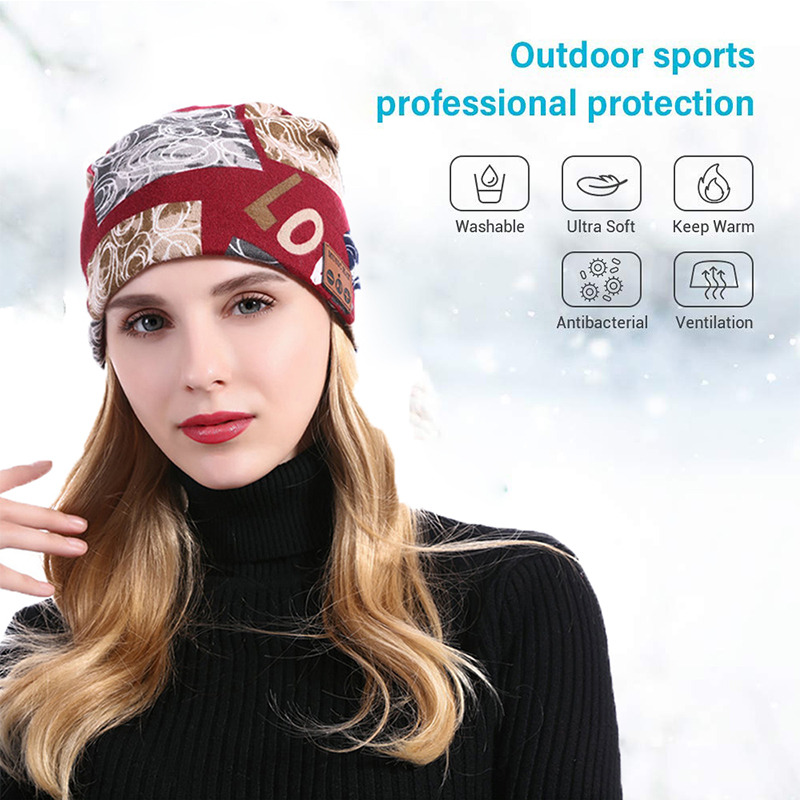 wireless bluetooth headphone knit hat