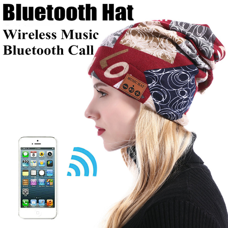wireless bluetooth headphone knit hat