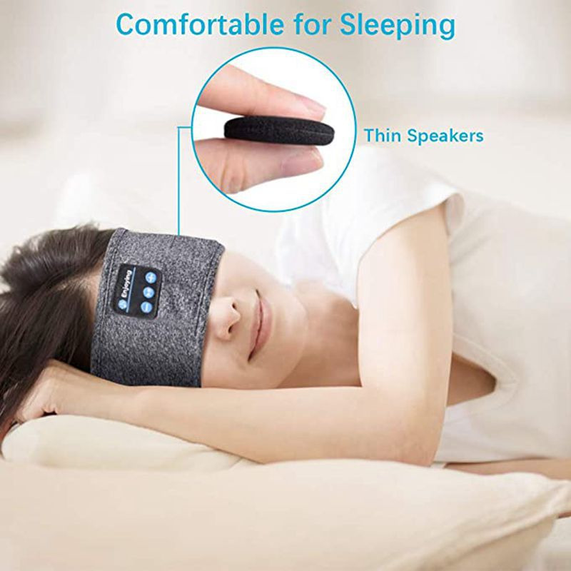 bluetooth headphone headband sports soft elastic eye mask