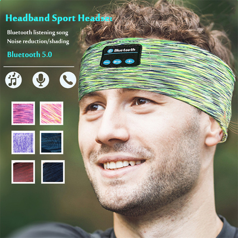 elastic sports bluetooth headband sleeping eye mask