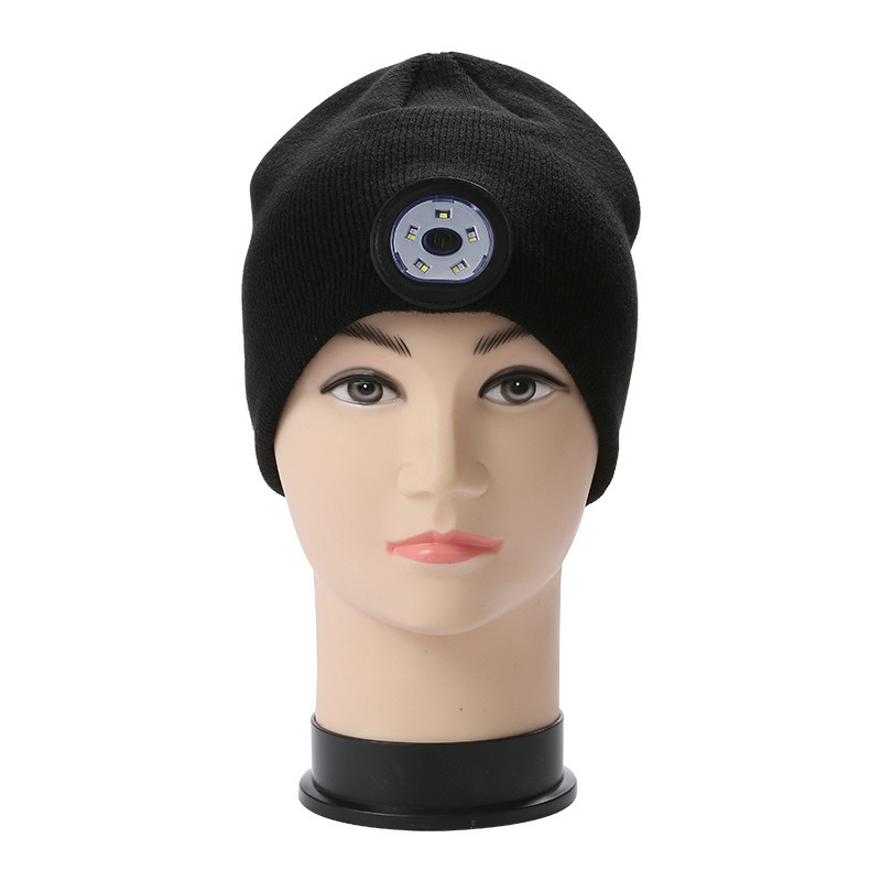 knitted lighting hat 3 light modes rechargeable led beanie headlight knitted lighting hat 3 light modes rechargeable led beanie headlight