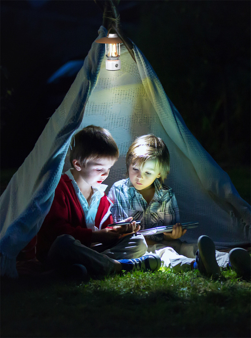 outdoor aluminum LED camping light emergency flashlight