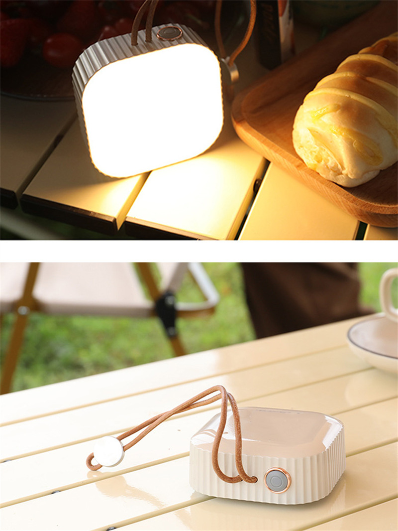 portable outdoor camping light waterproof rechargeable LED night lamp