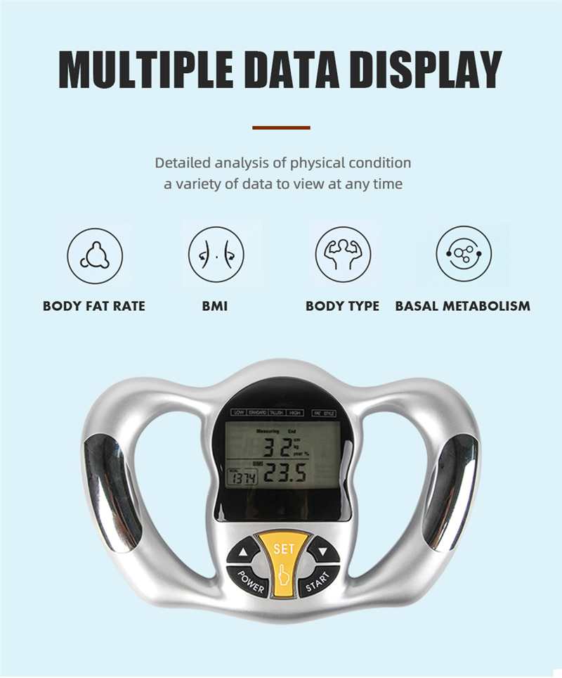 health body fat measure LCD liquid monitor BMI instrument